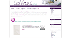 Desktop Screenshot of bedthrows.org.uk